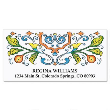 Castillo Deluxe Return Address Labels