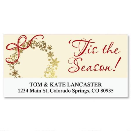Tis the Season Deluxe Return Address Labels