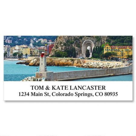 Cote D' Azur Deluxe Return Address Labels