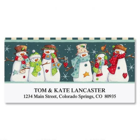 Snow Squad Deluxe Return Address Labels