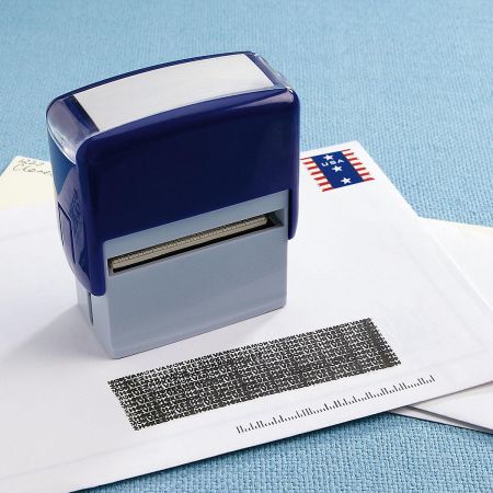 id blackout stamp colorful