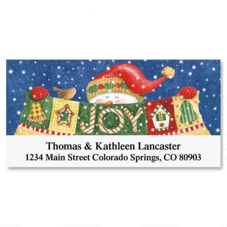 Joy is Homemade Deluxe Return Address Labels