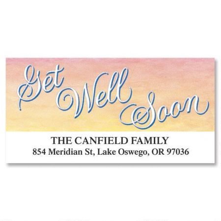 Get Well Deluxe Return Address Labels