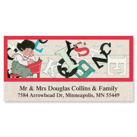 Back to School Deluxe Return Address Labels