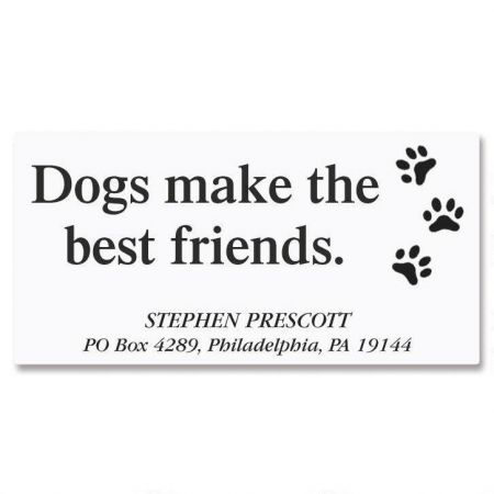 Dog's Life Deluxe Return Address Labels