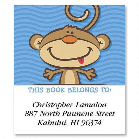 Monkey Bookplates