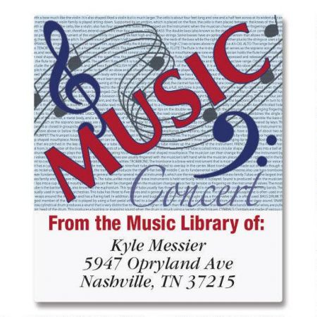 Music/CD Bookplates