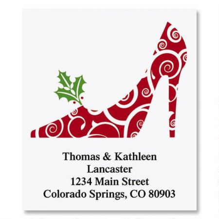 Holiday Heels Select Return Address Labels