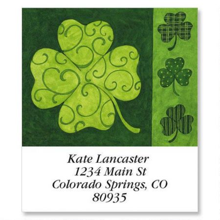 Clover Collage Select Return Address Labels