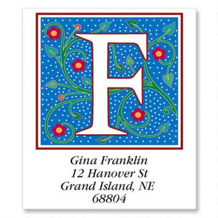 Nabel Monogram Select Return Address Labels