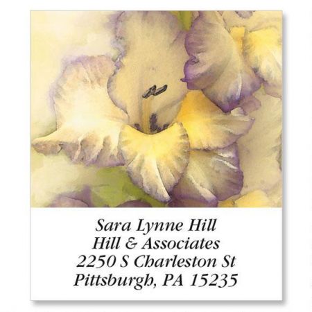Gladiolus Select Return Address Labels
