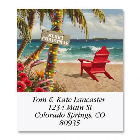 Christmas Paradise Select Return Address Labels