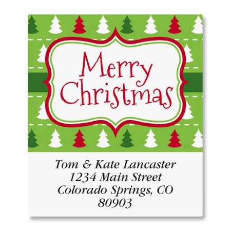 Holiday Frame Select Return Address Labels