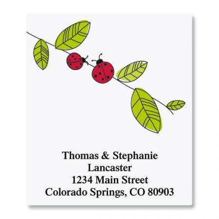 Ladybugs Select Return Address Labels