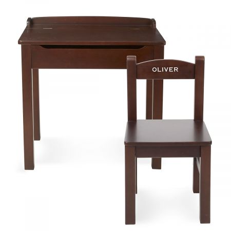 Wooden Lift Top Desk Chair By Melissa Doug Espresso