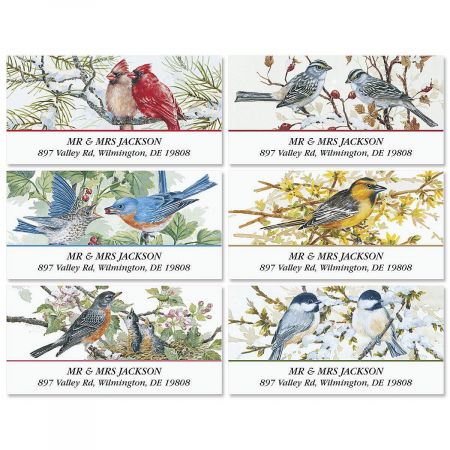 Garden Friends Deluxe Return Address Labels (6 Designs)