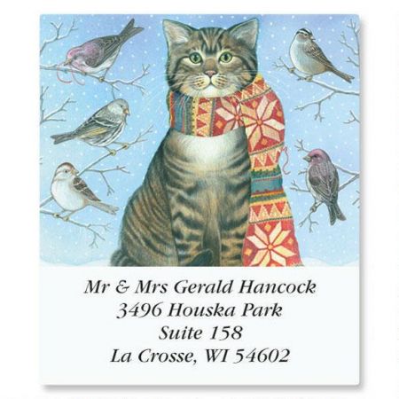 A Year of Cats Select Return Address Labels (12 Designs)