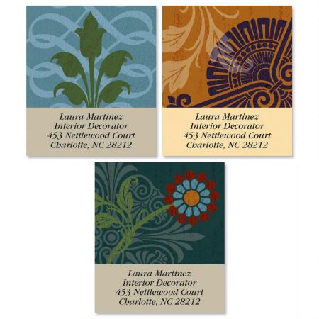 Textured Patterns Select Return Address Labels (3 Designs)