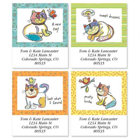 Pretty Birdie Select Return Address Labels (4 Designs)