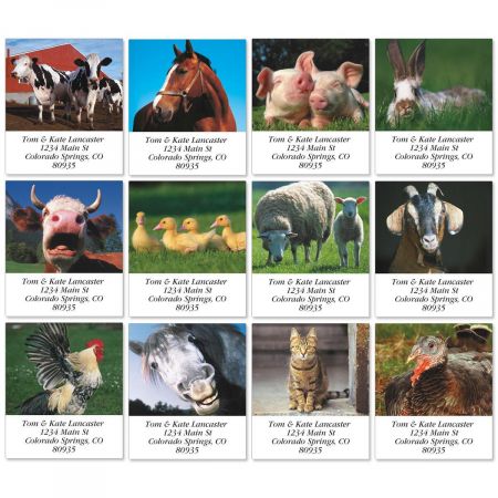 Animal Farm Select Return Address Labels (12 Designs)