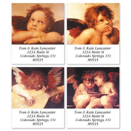 European Angels Select Return Address Labels (4 Designs)