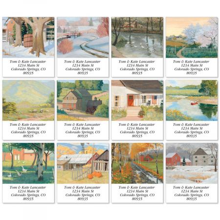 Country Living Select Return Address Labels (12 Designs)