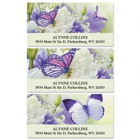 Butterfly Deluxe Return Address Labels (3 Designs)