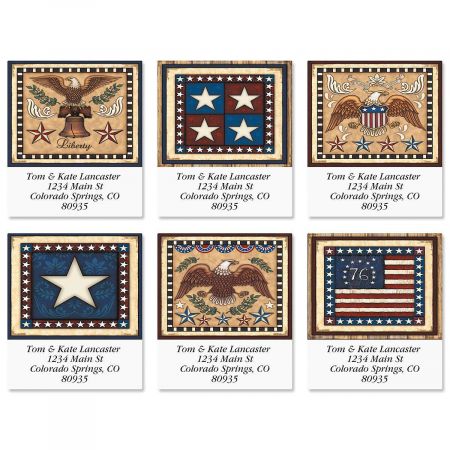 Liberty Select Return Address Labels (6 Designs)