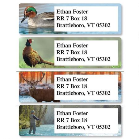 Relaxing Wildlife Classic Return Address Labels (4 Designs)