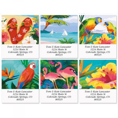 Tropicana Select Return Address Labels (6 Designs)