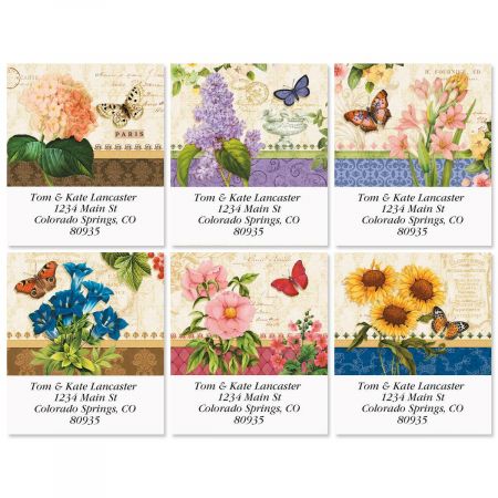 Grande Fleur Select Return Address Labels (6 Designs)