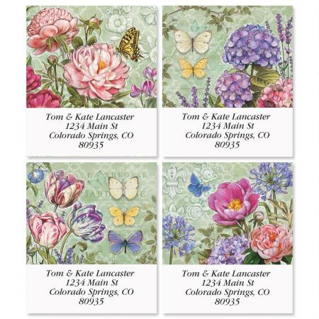 Secret Garden Select Return Address Labels (4 Designs)