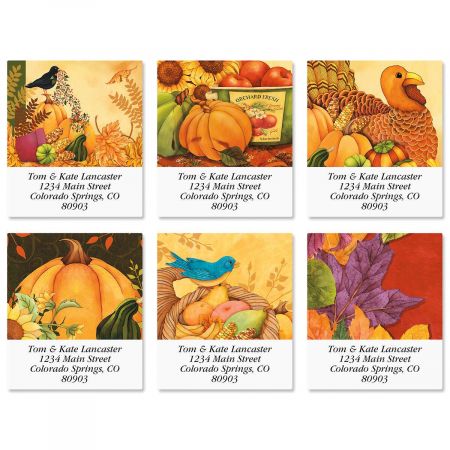 Welcome Harvest Select Return Address Labels (6 Designs)
