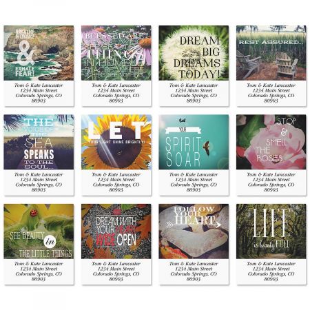 Photo Inspiration Select Return Address Labels (12 Designs)