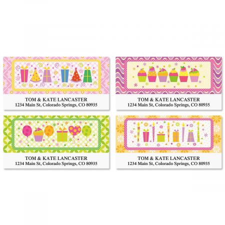 Delightful Day Deluxe Return Address Labels (4 Designs)