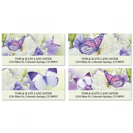 Watercolor Flower Stickers Set of 144 4 Designs Expressions of Faith Envlelope Seals 
