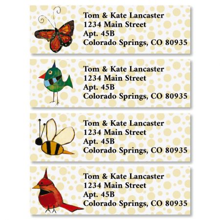 Backyard Wings Classic Return Address Labels (4 Designs)