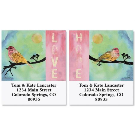 Love Bird Select Return Address Labels (2 Designs)