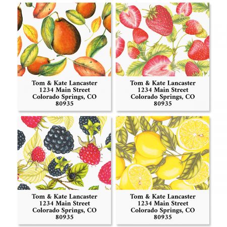 Tasty Fruit Select Return Address Labels (4 Designs)