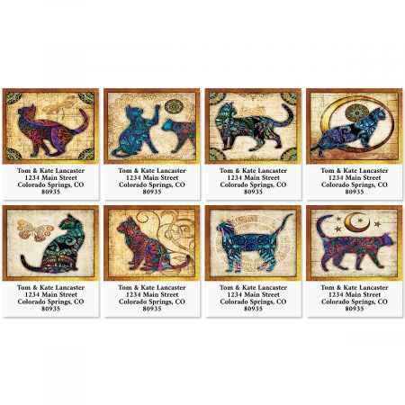 Cat Ambiance Select Return Address Labels (8 Designs)