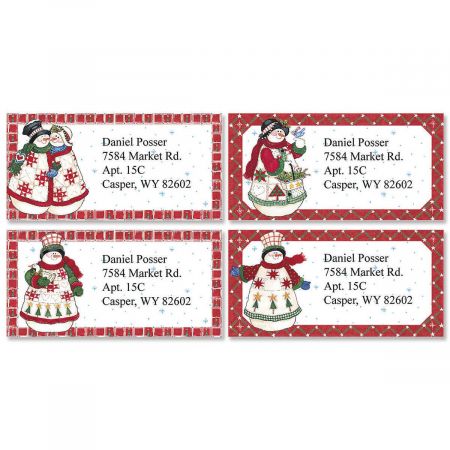 Sandi's Bundled Buddies Border Return Address Labels (4 Designs)