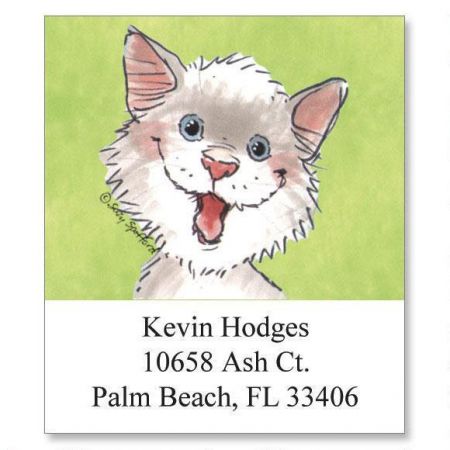 Whiskers Select Return Address Labels (6 Designs)
