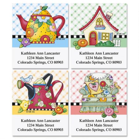 Mary Breit's Select Return Address Labels (4 Designs)