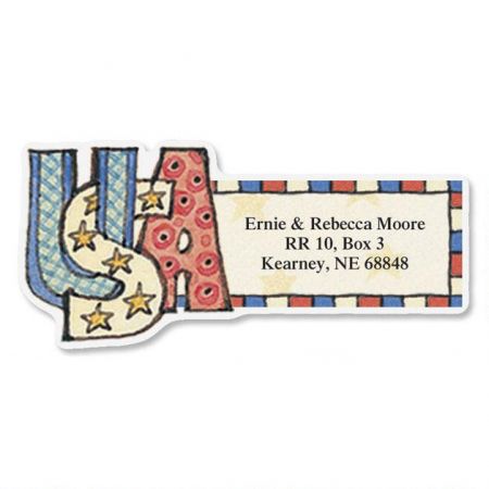 Everything Happy Diecut Return Address Labels (12 Designs)