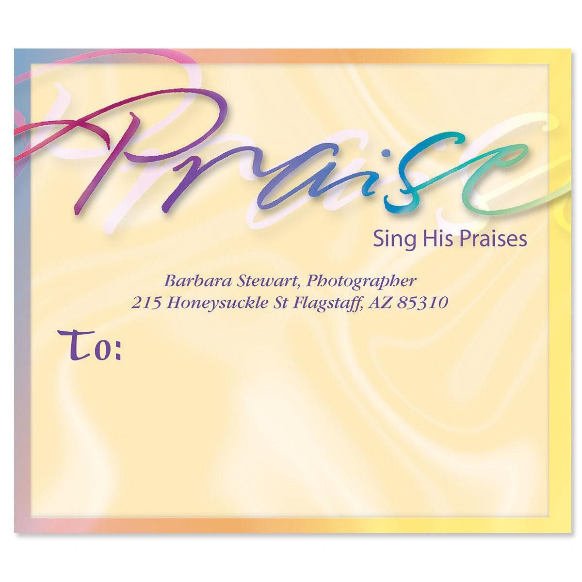 Faithful Words Package Labels