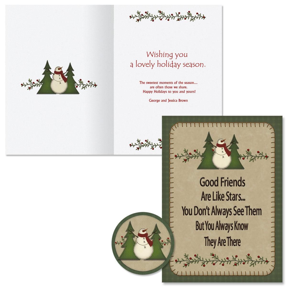 Good Friends Christmas Cards