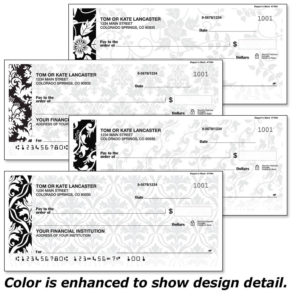 elegant personal checks