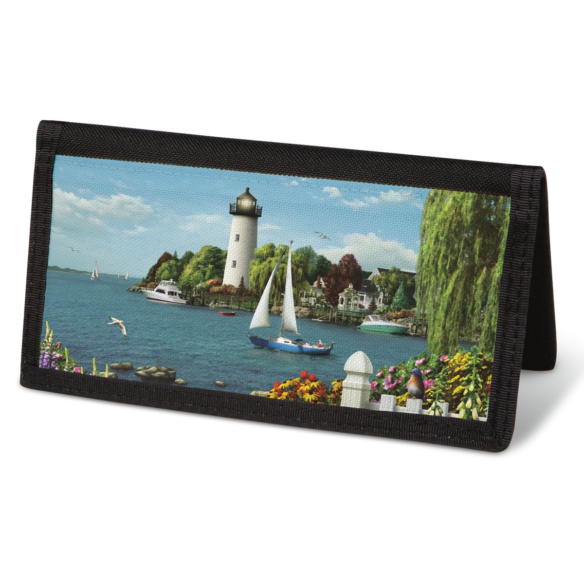 Splendid Lighthouses Checkbook Cover - Non-Personalized