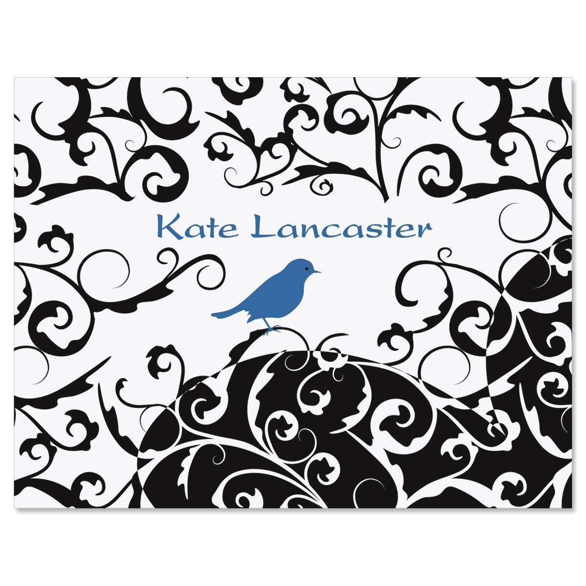 Distinctive Bird Custom Note Cards