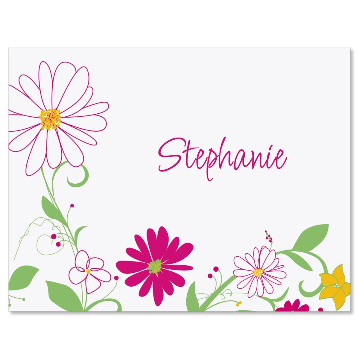 Fresh Breeze Custom Note Cards